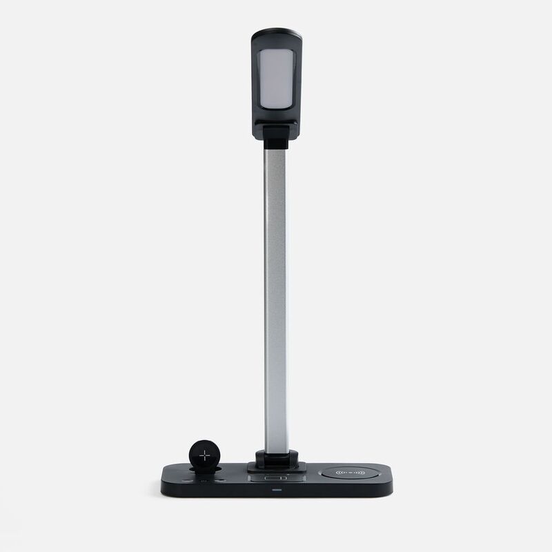 Настольная лампа с беспроводной зарядкой Power Light, черная арт.15767.30