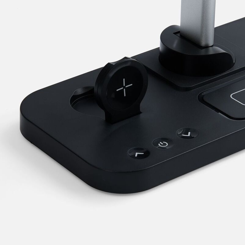 Настольная лампа с беспроводной зарядкой Power Light, черная арт.15767.30