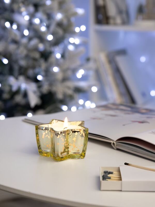 Свеча Wishlight, золотистая арт.19356.00