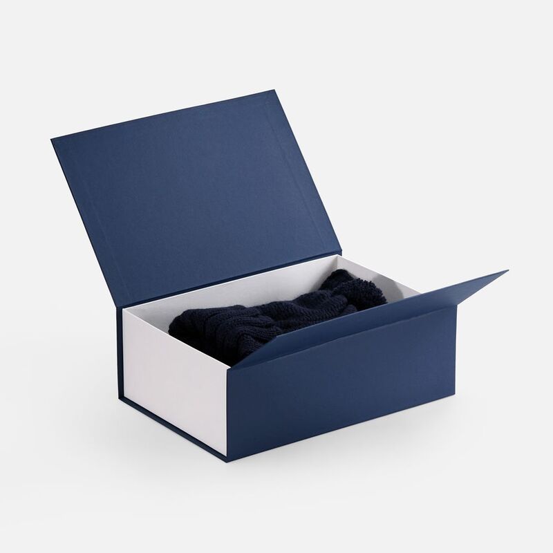 Коробка Bicolor Case, белая с синим арт.17618.40