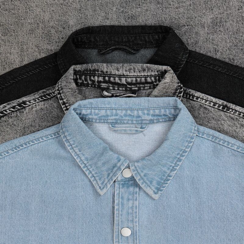 Куртка джинсовая O3, черная арт.17404.30