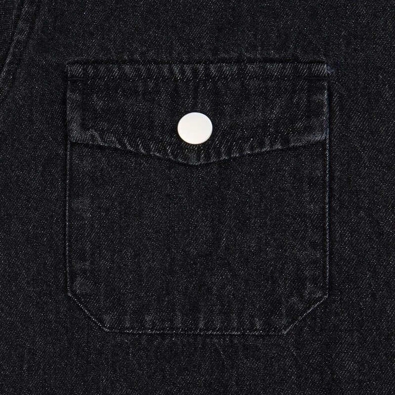 Куртка джинсовая O3, черная арт.17404.30