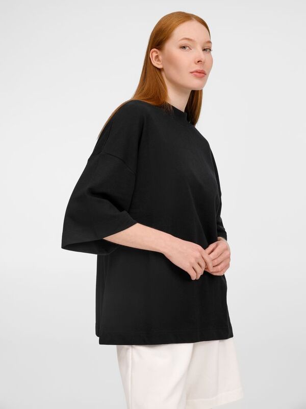 Футболка оверсайз унисекс T9, черная арт.18402.30
