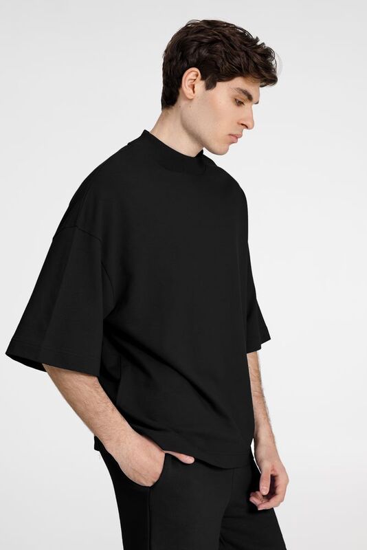 Футболка оверсайз унисекс T9, черная арт.18402.30
