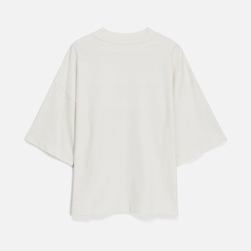 Футболка оверсайз унисекс T9, молочно-белая арт.18402.60