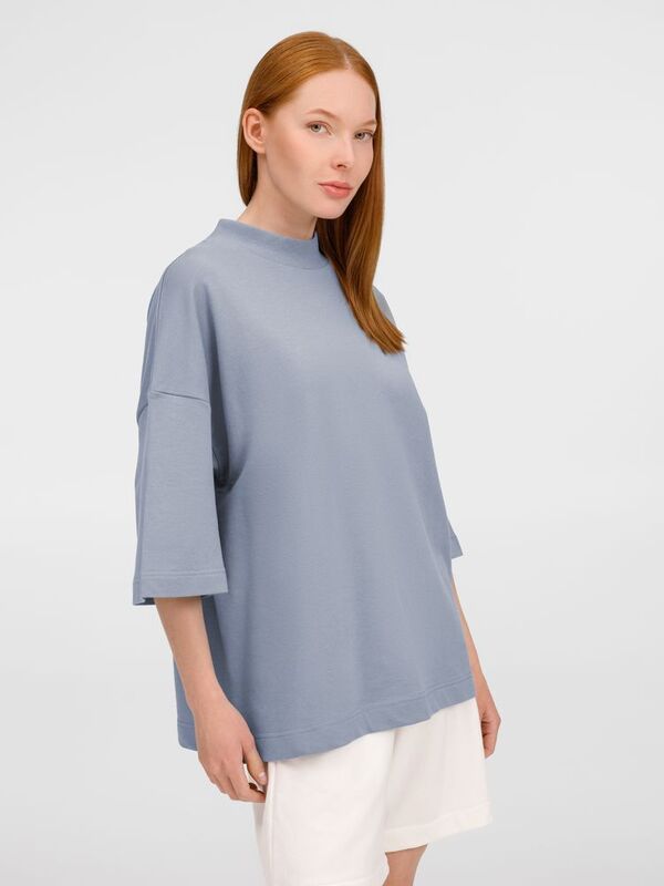 Футболка оверсайз унисекс T9, серая арт.18402.10