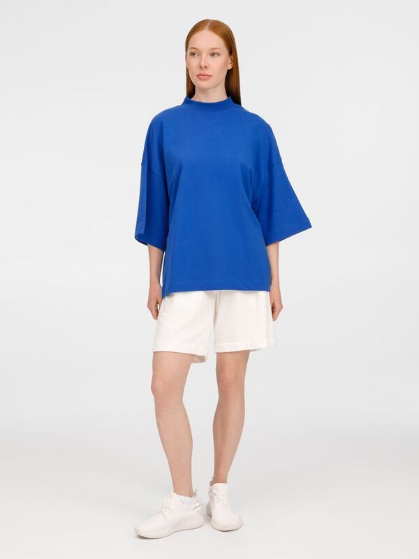 Футболка оверсайз унисекс T9, синяя арт.18402.40