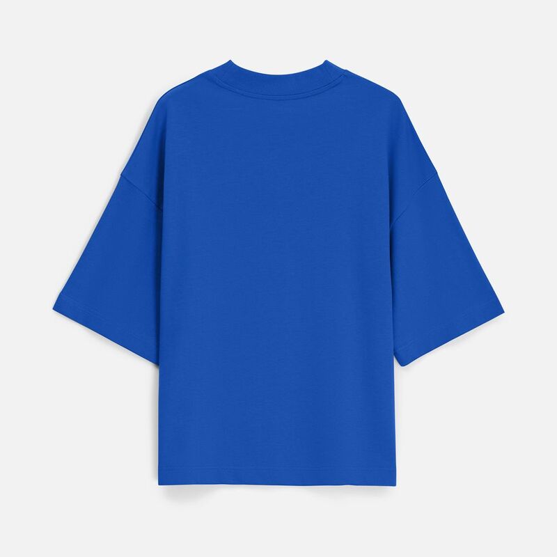 Футболка оверсайз унисекс T9, синяя арт.18402.40