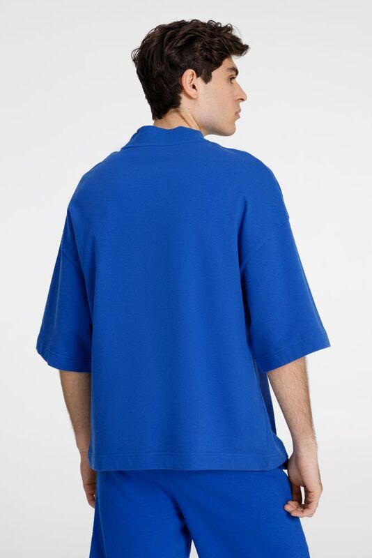 Футболка оверсайз унисекс T9, синяя арт.18402.40