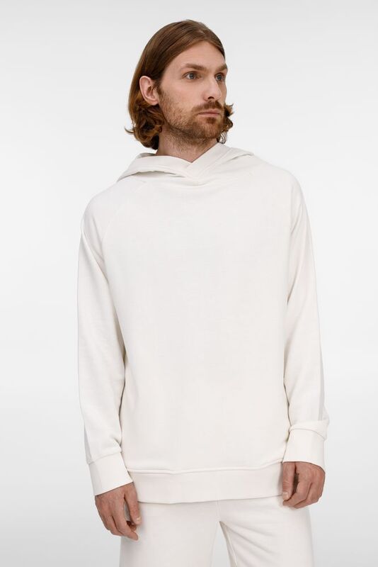 Худи унисекс H5, молочно-белое арт.18404.60