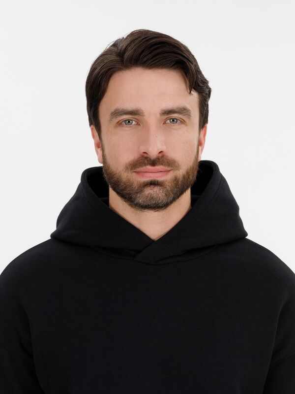 Худи оверсайз унисекс Snuggie, черное арт.18405.30