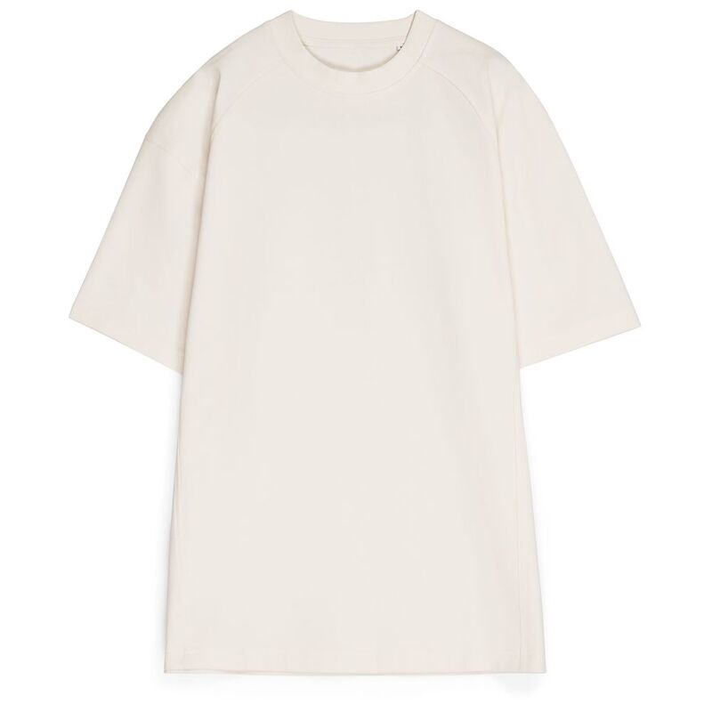 Футболка оверсайз унисекс Sideline, молочно-белая арт.18406.60