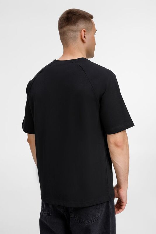 Футболка оверсайз унисекс Avenu, черная арт.18407.30