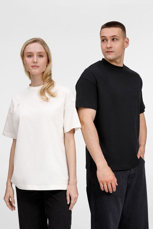 Футболка оверсайз унисекс Sinkopa, черная арт.18408.30