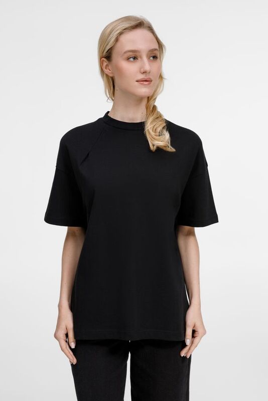 Футболка оверсайз унисекс Sinkopa, черная арт.18408.30