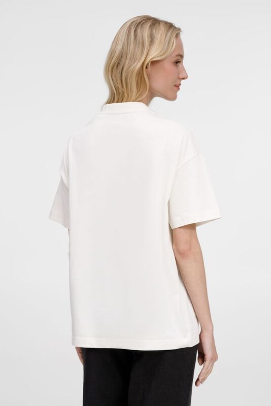 Футболка оверсайз унисекс Sinkopa, молочно-белая арт.18408.60