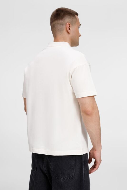 Футболка оверсайз унисекс Sinkopa, молочно-белая арт.18408.60