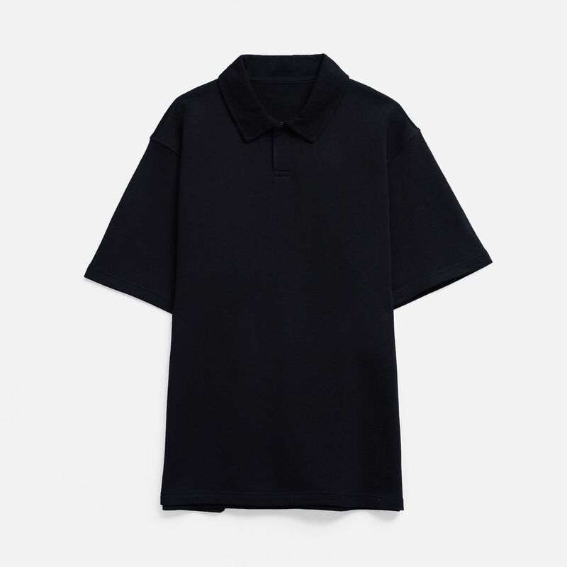 Рубашка поло унисекс Tiimi, черная арт.18410.30