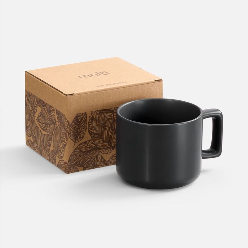 Чашка Jumbo в коробке матовая, черная арт.31114.30