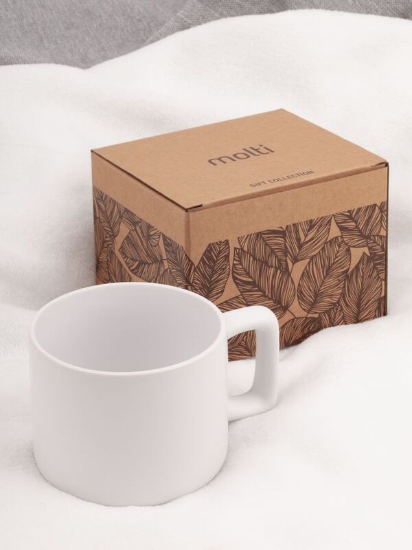 Чашка Jumbo в коробке матовая, белая арт.31114.60