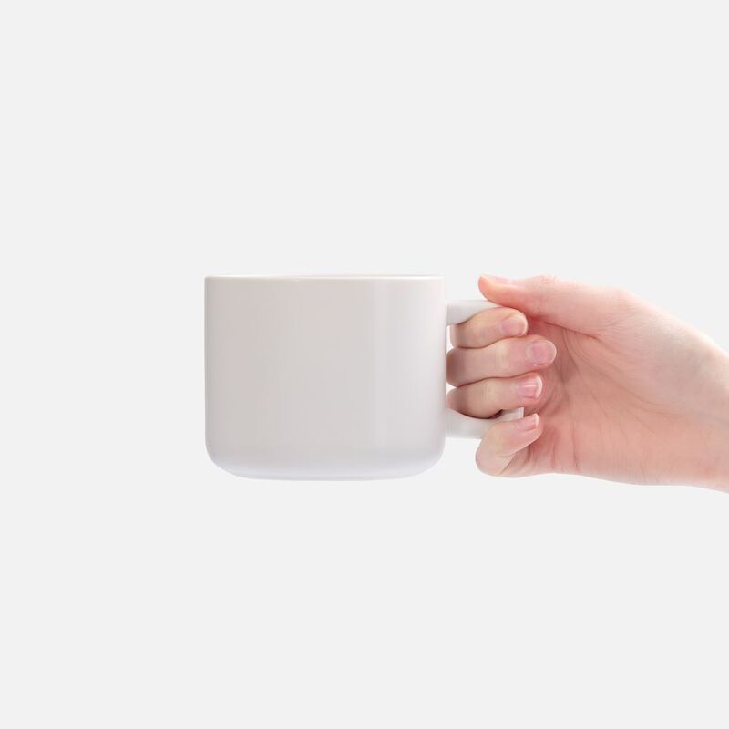 Чашка Jumbo в коробке матовая, белая арт.31114.60