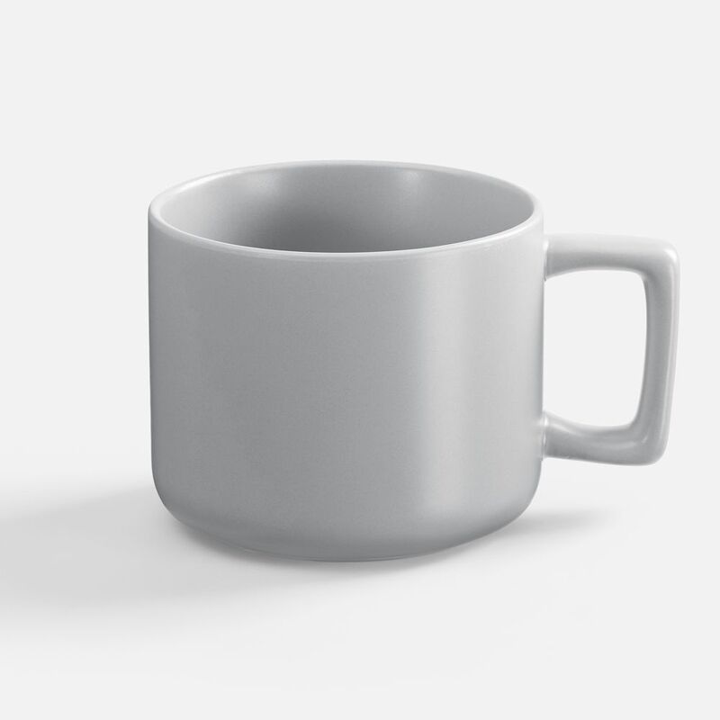 Чашка Jumbo в коробке матовая, светло-серая арт.31114.11