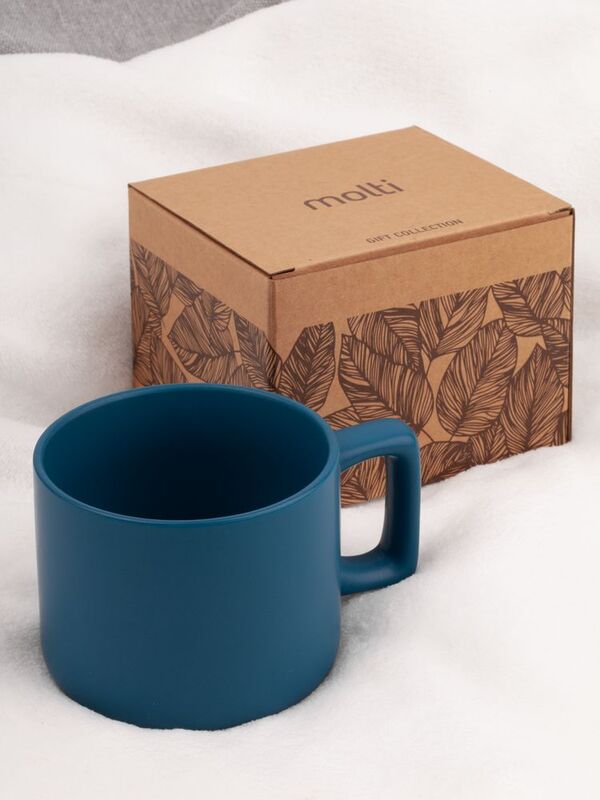 Чашка Jumbo в коробке матовая, морская волна арт.31114.49