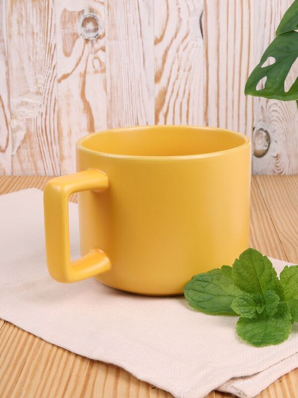 Чашка Jumbo в коробке матовая, желтая арт.31114.80