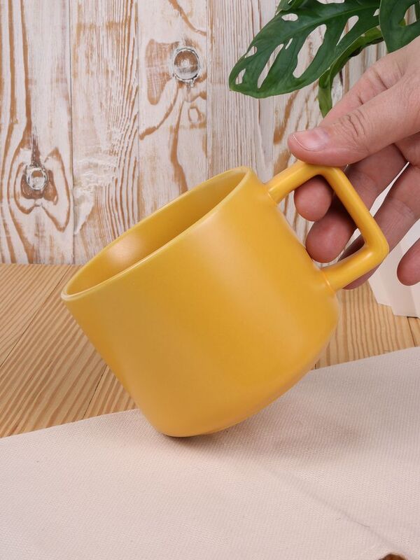 Чашка Jumbo в коробке матовая, желтая арт.31114.80