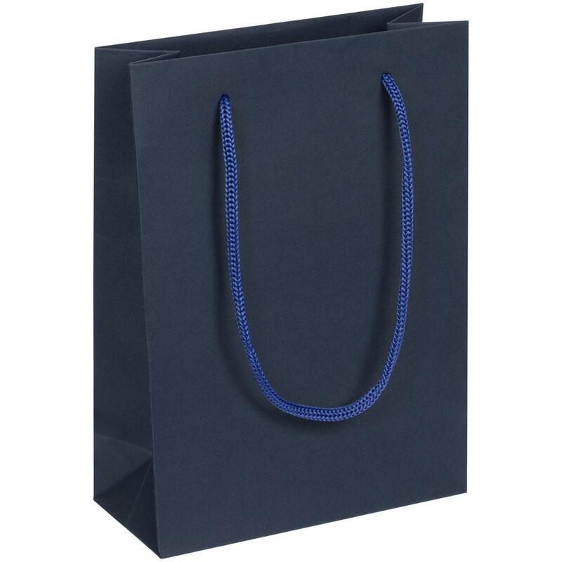 Пакет бумажный Vid S, синий арт.20961.40