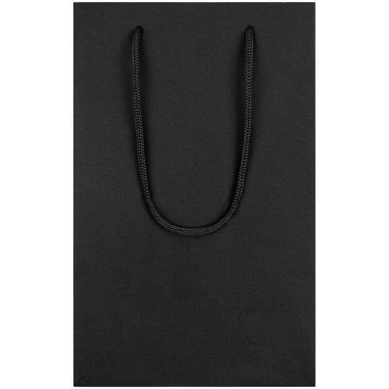 Пакет бумажный Waski S, черный арт.20963.30