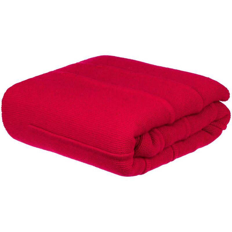 Плед Nessona Alpaca, красный (гвоздика) арт.17764.50