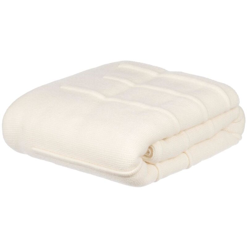 Плед Nessona Alpaca, белый (ванильный) арт.17764.60