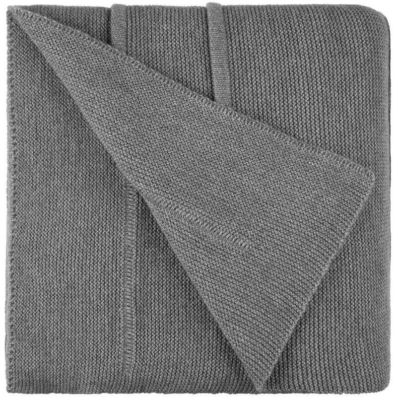 Плед Nessona Alpaca, серый (кварцевый меланж) арт.17764.33