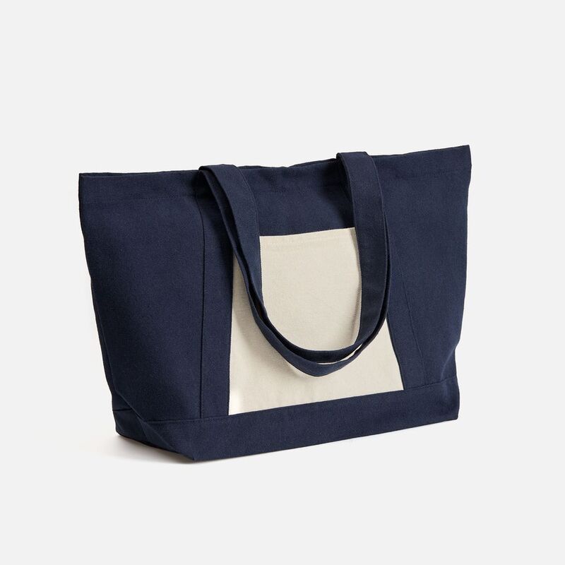 Шопер Shophop, синий с неокрашенным арт.17296.40