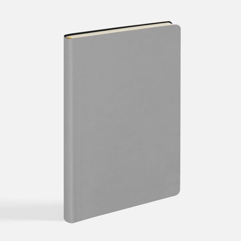 Ежедневник Flex Shall New, недатированный, серый арт.27881.10