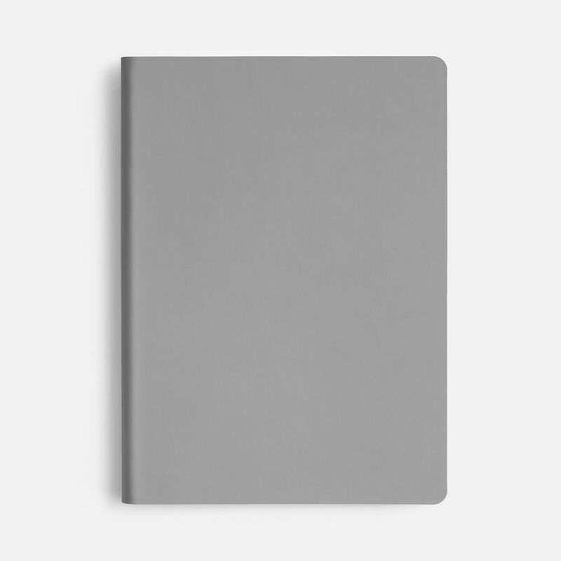 Ежедневник Flex Shall New, недатированный, серый арт.27881.10