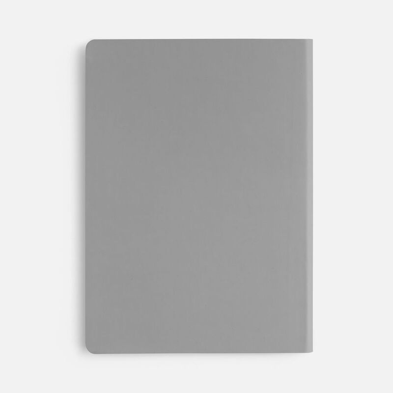 Ежедневник Flex Shall New, недатированный, серый арт.27881.10