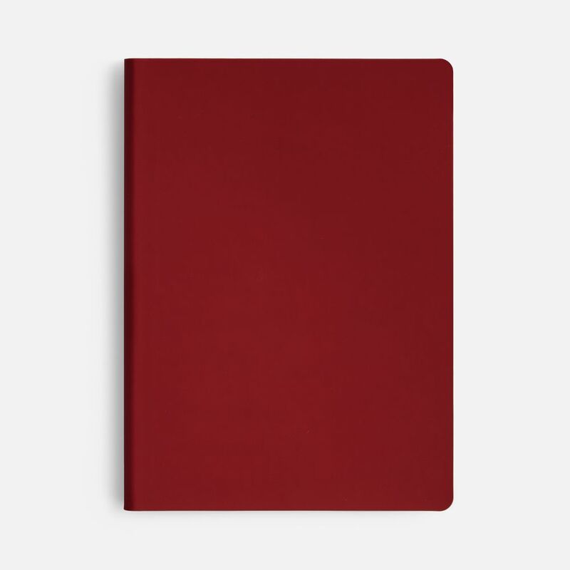 Ежедневник Flex Shall New, недатированный, красный арт.27881.50