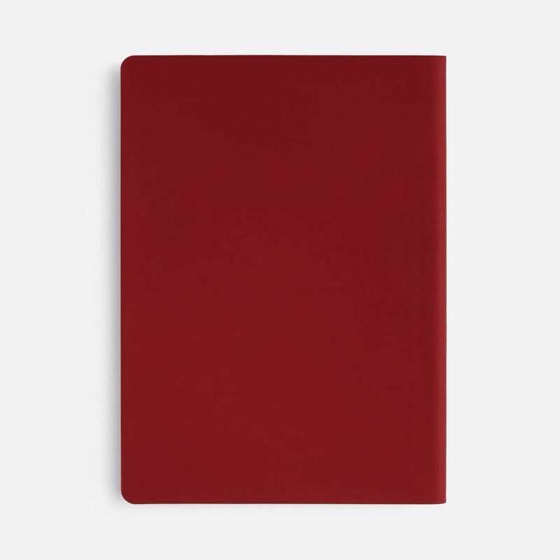 Ежедневник Flex Shall New, недатированный, красный арт.27881.50