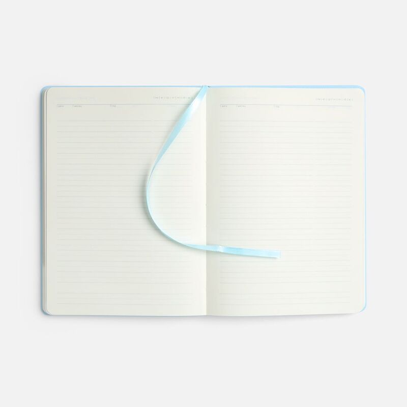 Ежедневник Vale New, недатированный, голубой арт.26202.14