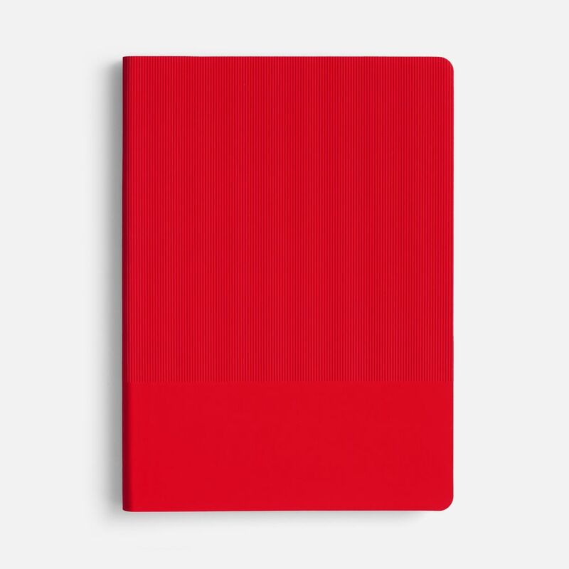 Ежедневник Vale New, недатированный, красный арт.26202.50