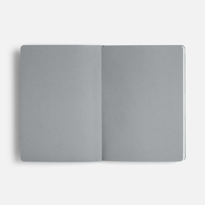 Ежедневник Doppio, недатированный, черный с серым арт.26022.13