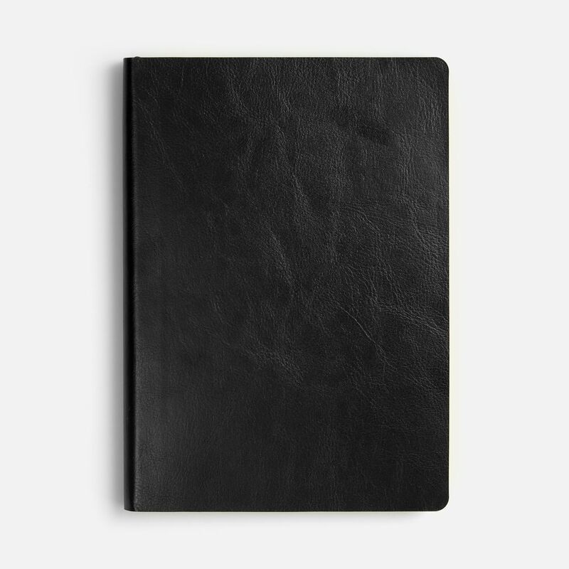 Ежедневник Doppio, недатированный, черный с желтым арт.26022.38