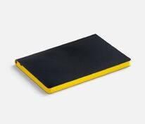 Ежедневник Doppio, недатированный, черный с желтым арт.26022.38