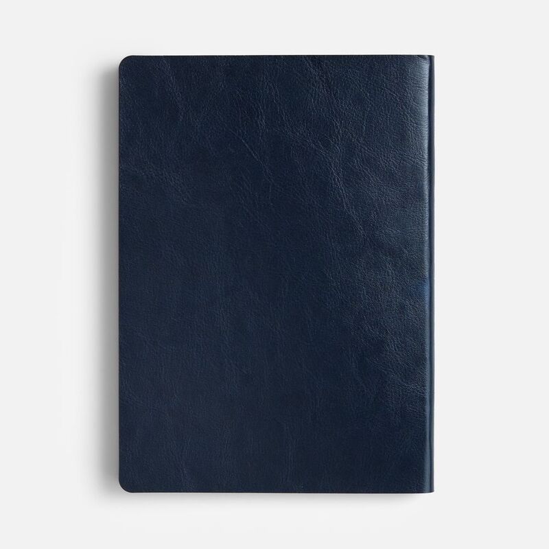 Ежедневник Doppio, недатированный, синий с оранжевым арт.26022.42