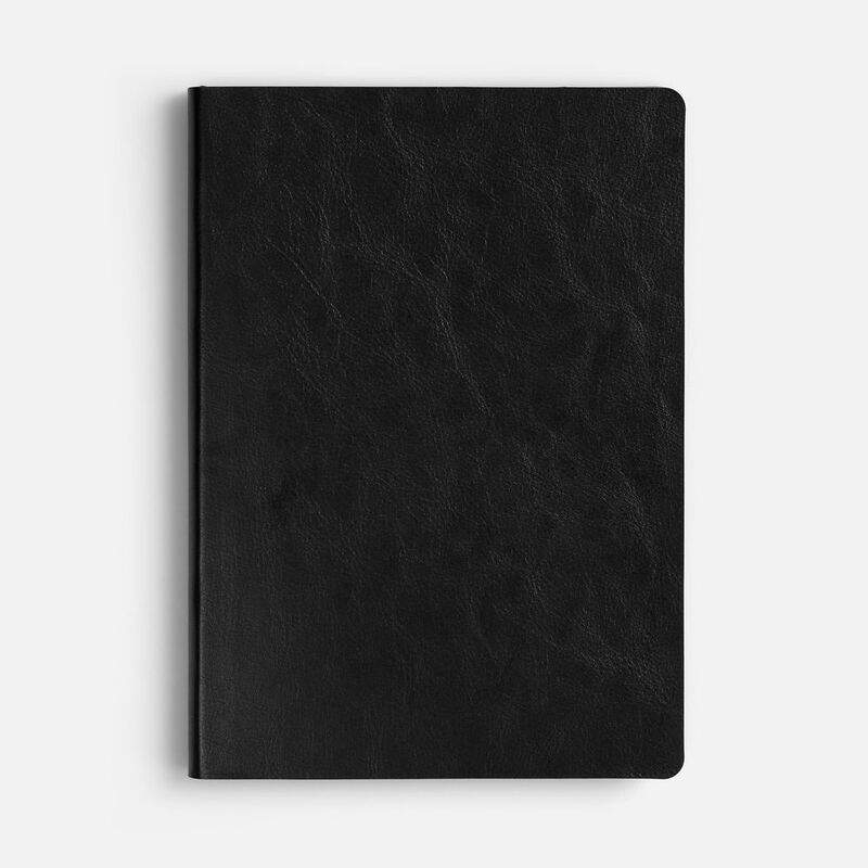 Ежедневник Doppio, недатированный, черный с красным арт.26022.53