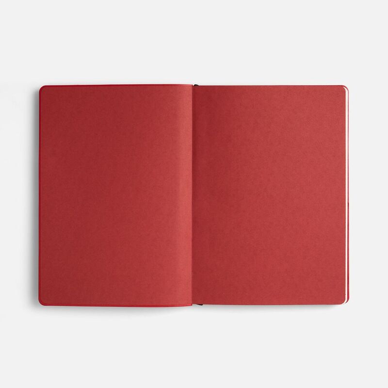 Ежедневник Doppio, недатированный, черный с красным арт.26022.53