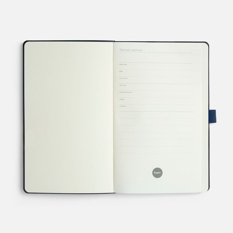 Ежедневник Lungo, недатированный, темно-синий арт.24044.40