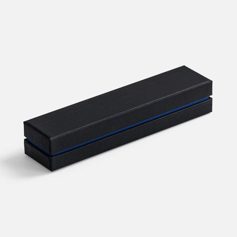 Футляр Nastro для 1 ручки, черный с синим арт.17816.40